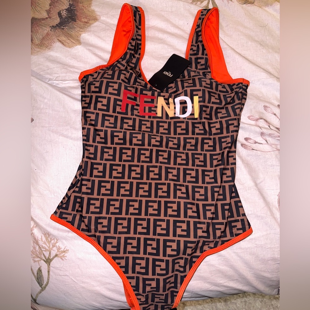 FENDI One-Piece Bathing Suit,